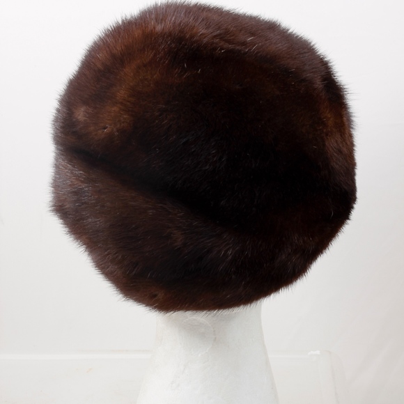 Vintage Mink Cap by Lora main image 5